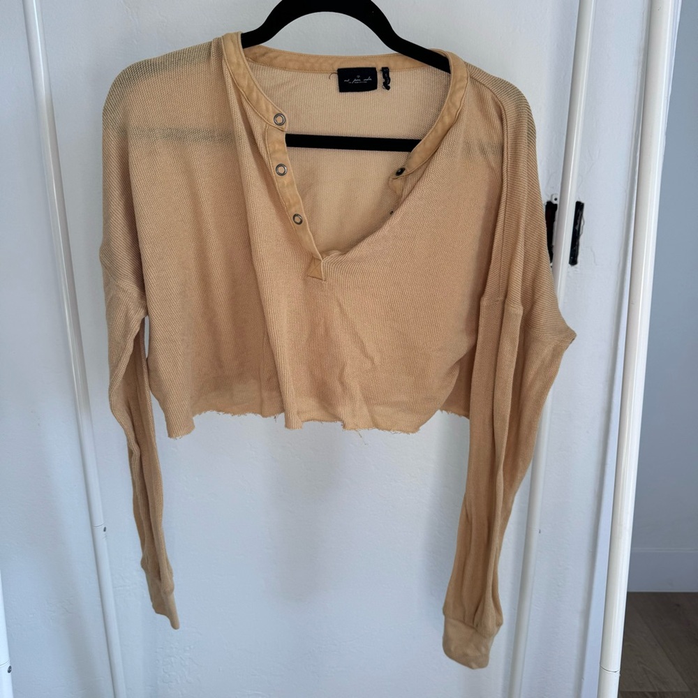 Out From Under Cropped Long Sleeve
